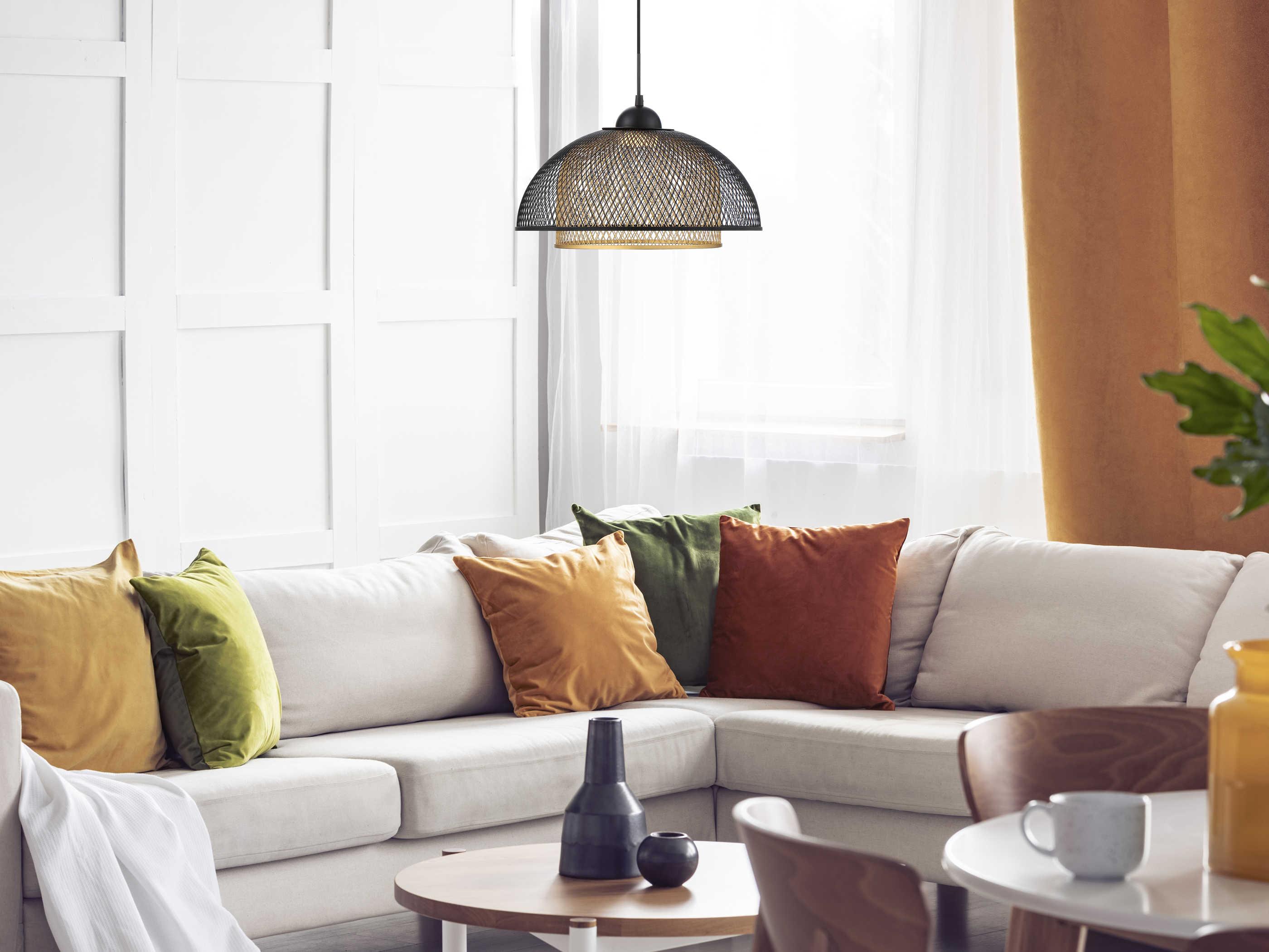 Eurofase Kenmore Black Gold LED Dome Pendant