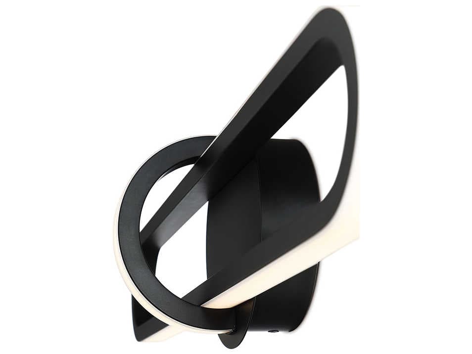 Eurofase Botton Matte Black LED Vanity Light