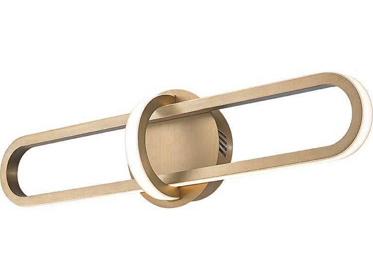 Eurofase Botton Satin Gold LED Vanity Light
