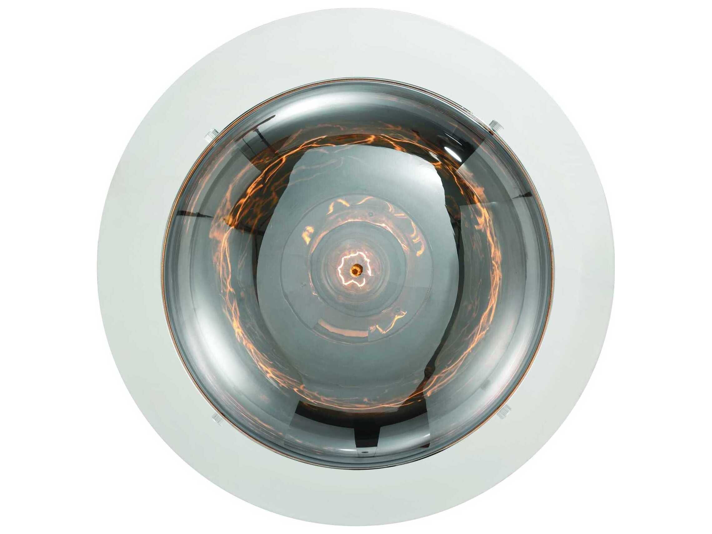 Eurofase Nottingham 1-Light Nickel Flush Mount