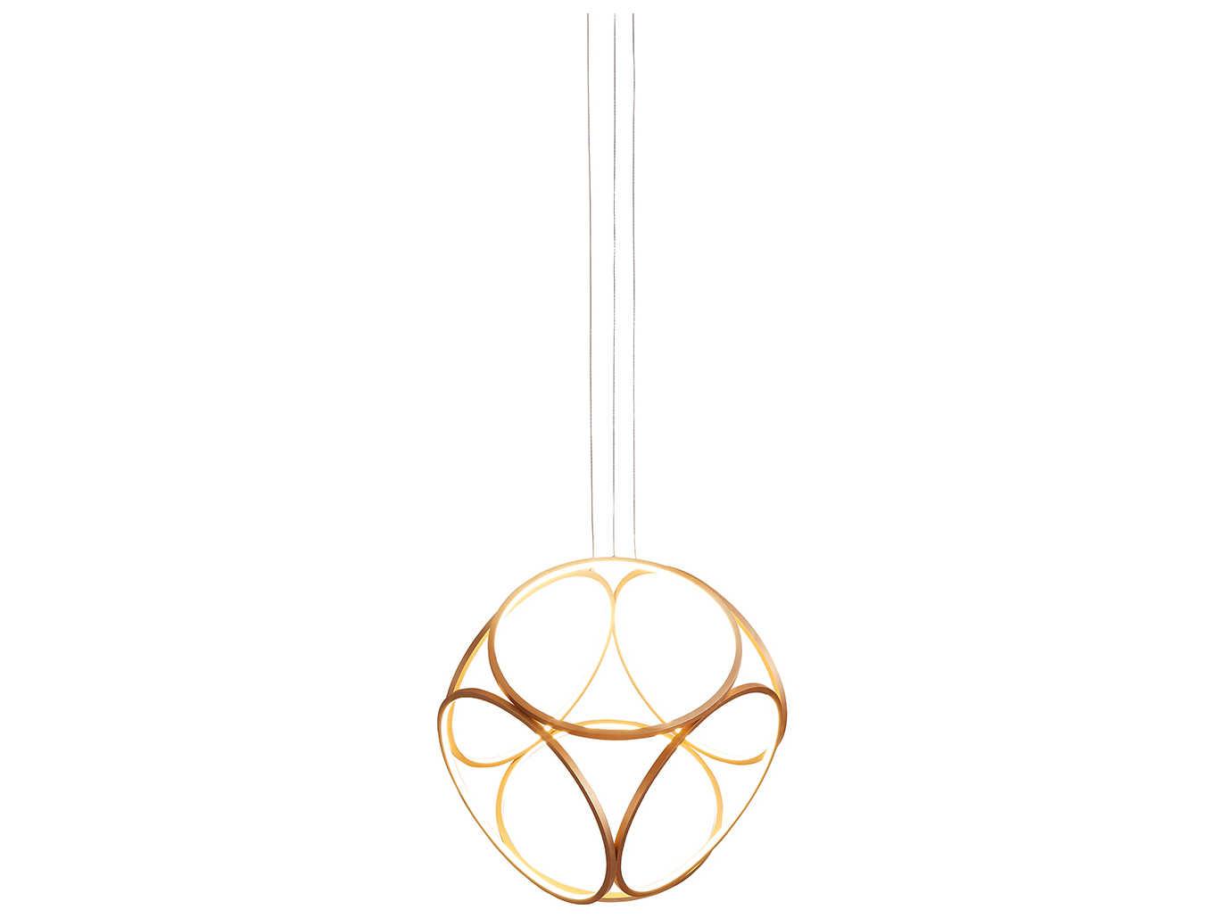 Eurofase Glenview 6-Light Gold LED Geometric Pendant