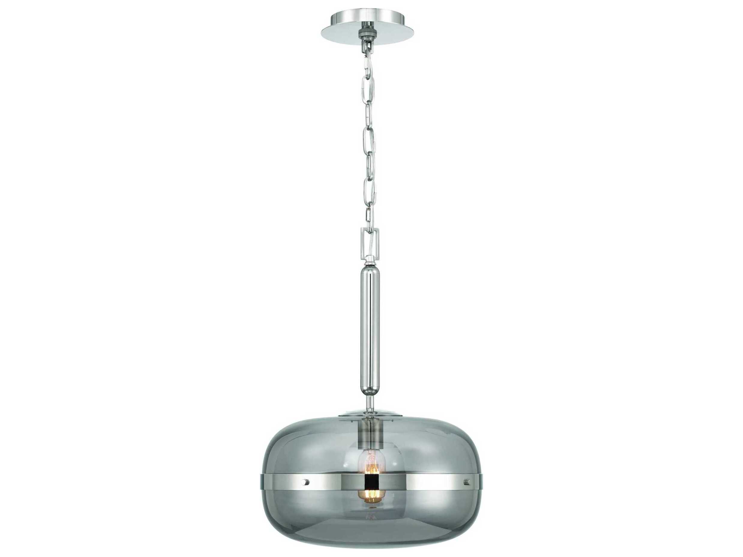 Eurofase Nottingham 1-Light Nickel Globe Pendant