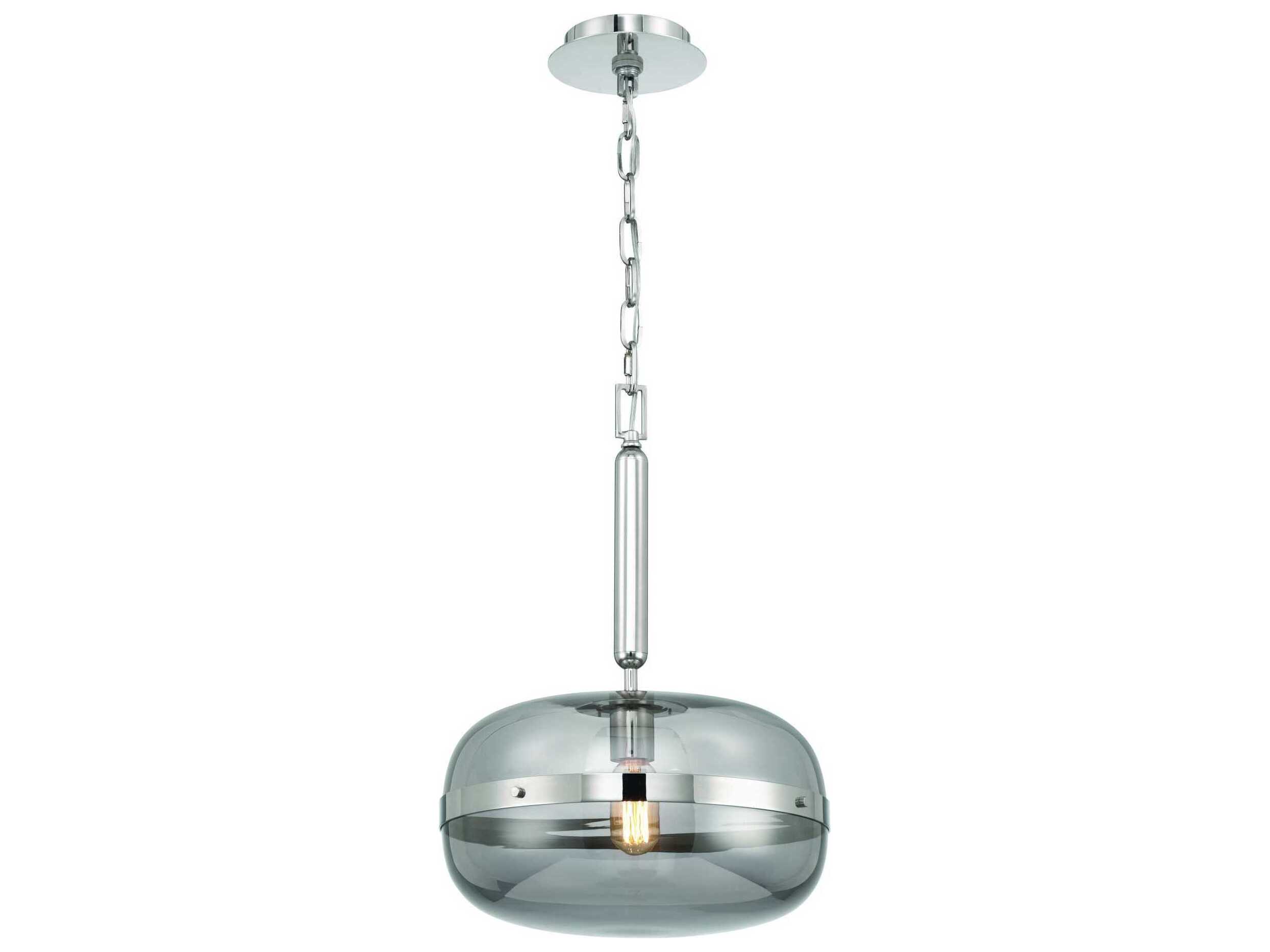 Eurofase Nottingham 1-Light Nickel Globe Pendant