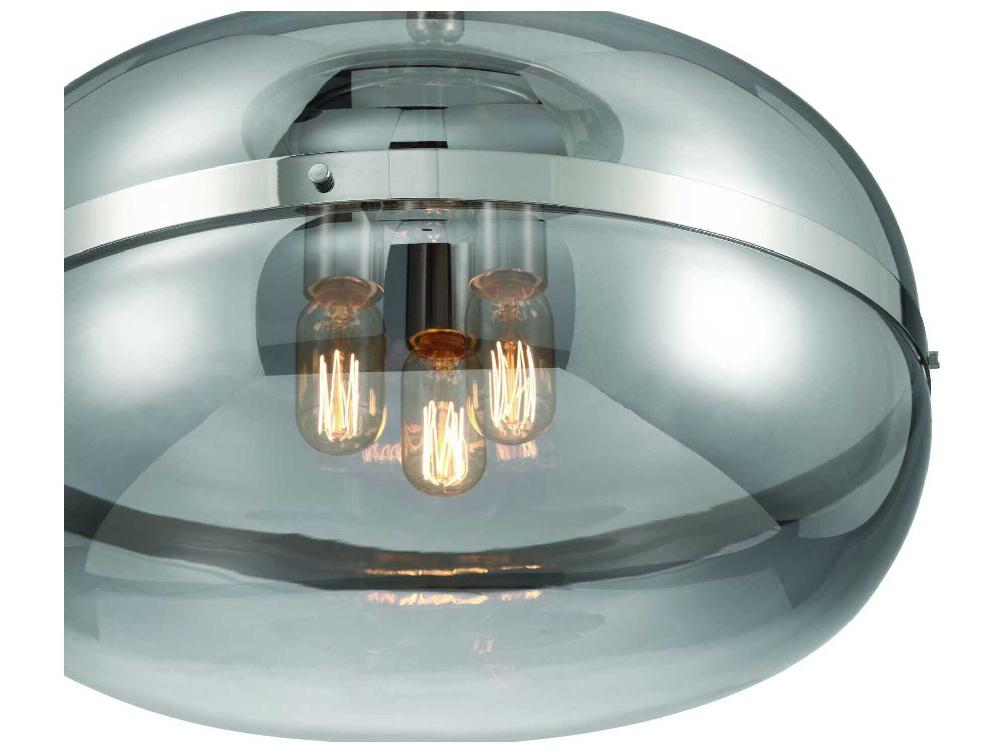 Eurofase Nottingham 3-Light Nickel Pendant