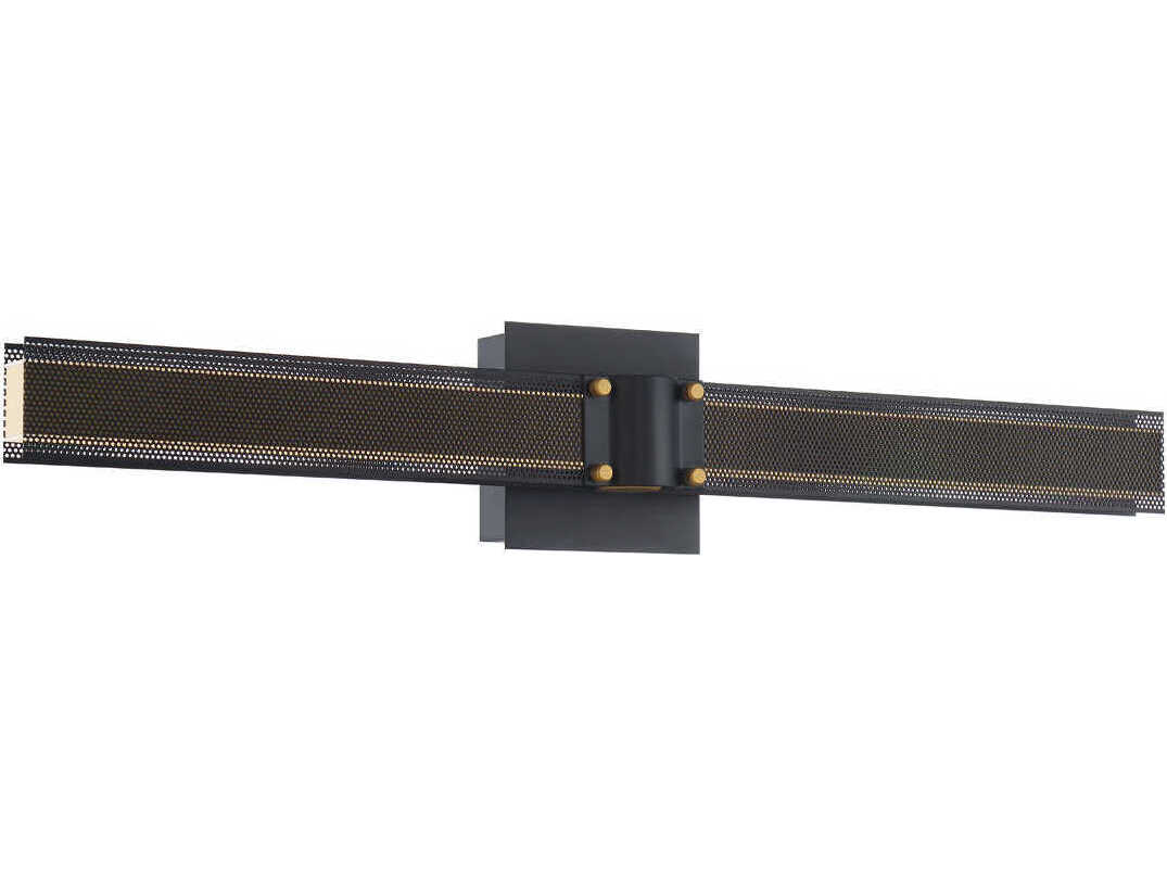 Eurofase Admiral 1-Light Black Wall Sconce