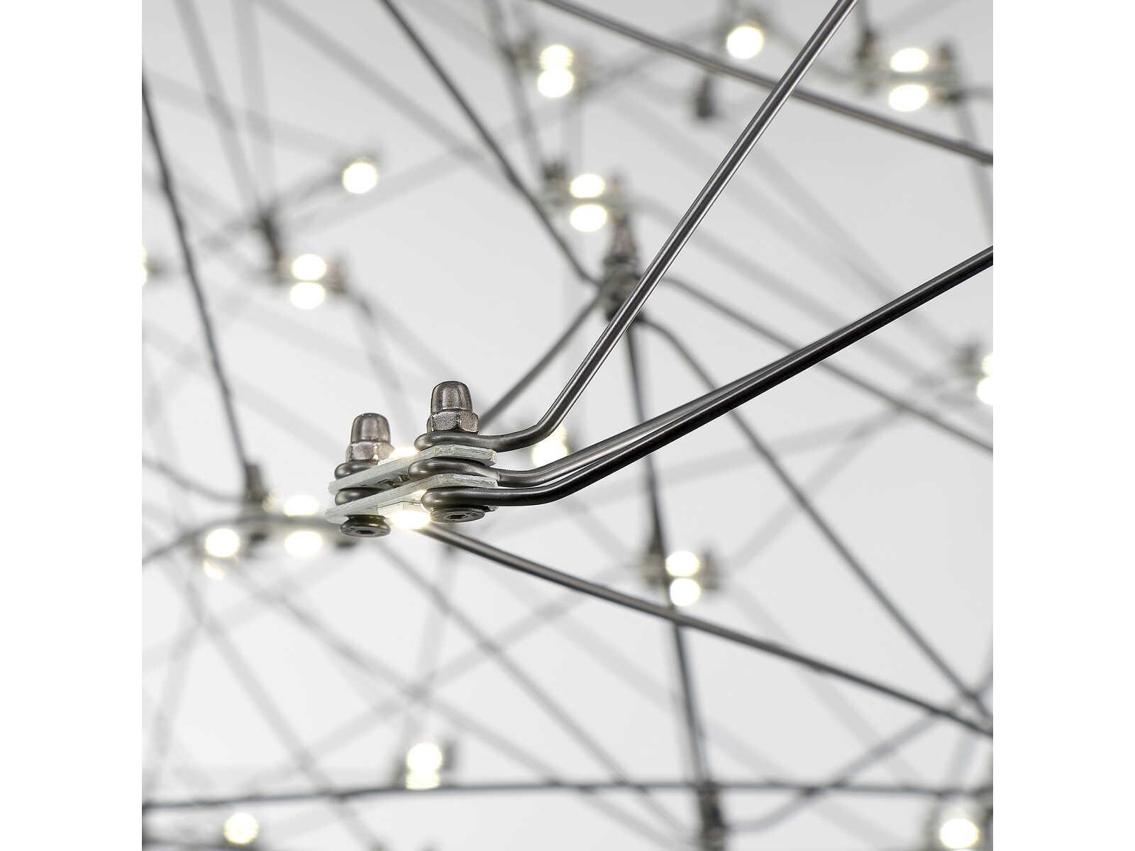 Eurofase Leonardelli 118-Light Chrome Black Geometric Island Pendant