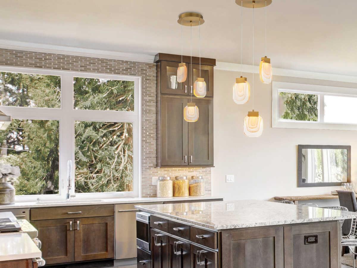 Eurofase Paget 3-Light Chrome Mini Pendant