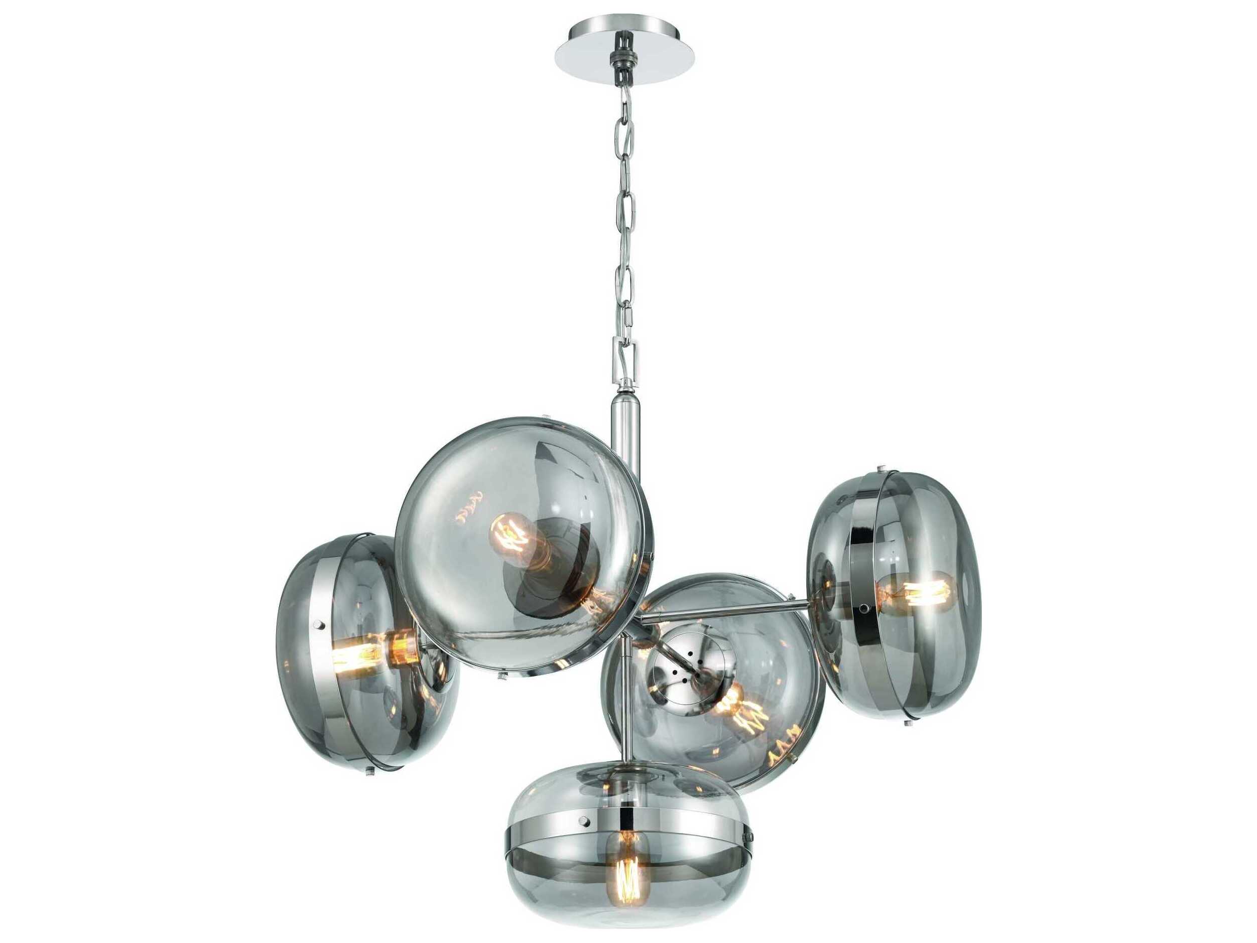 Eurofase Nottingham 5-Light Nickel Chandelier