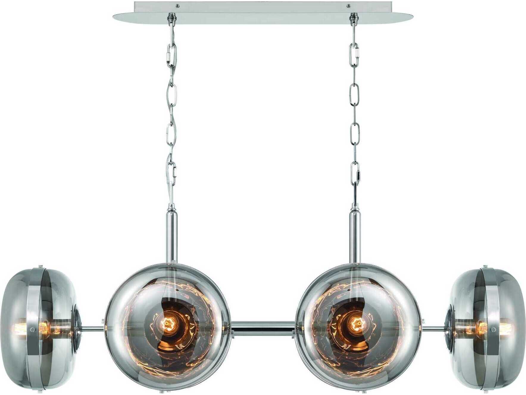 Eurofase Nottingham 6-Light Nickel Island Pendant