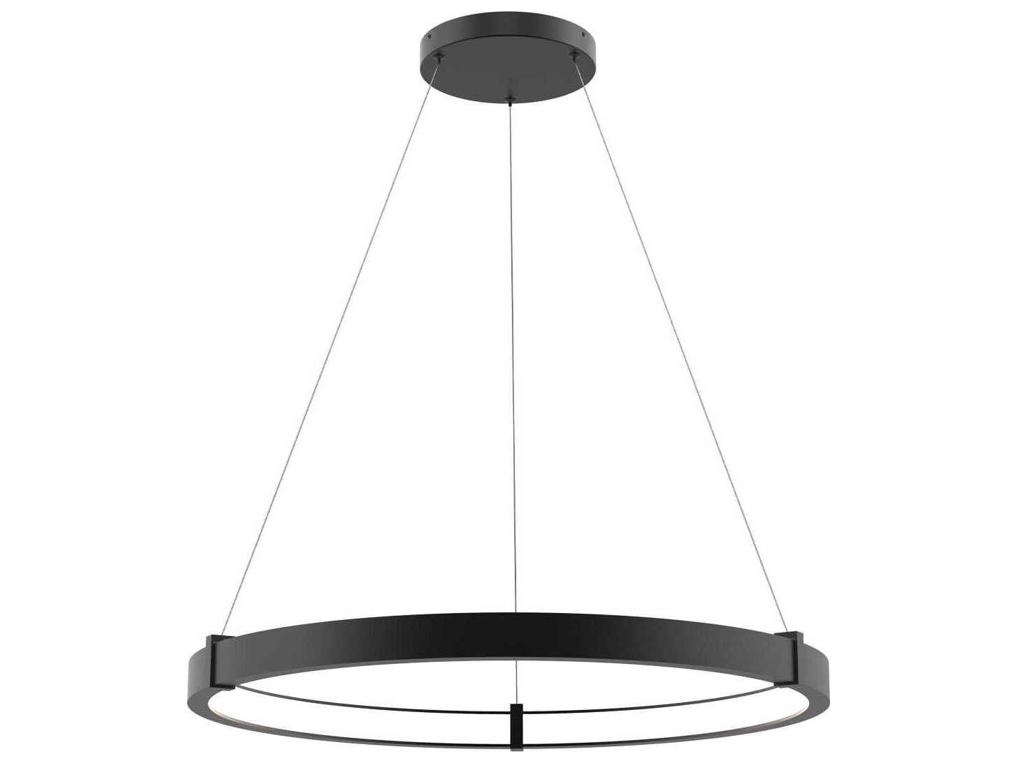 Eurofase Mucci 1-Light Black Round Pendant