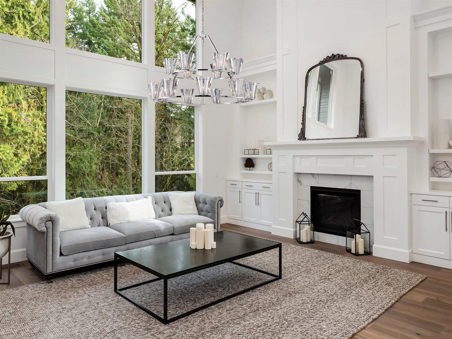 Eurofase Ricca 15-Light Chrome Tiered Chandelier