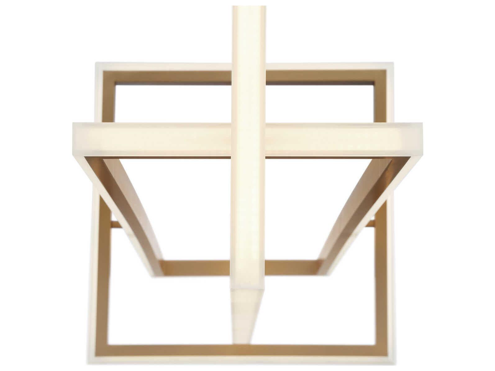 Eurofase Bordo Gold Geometric Island Pendant