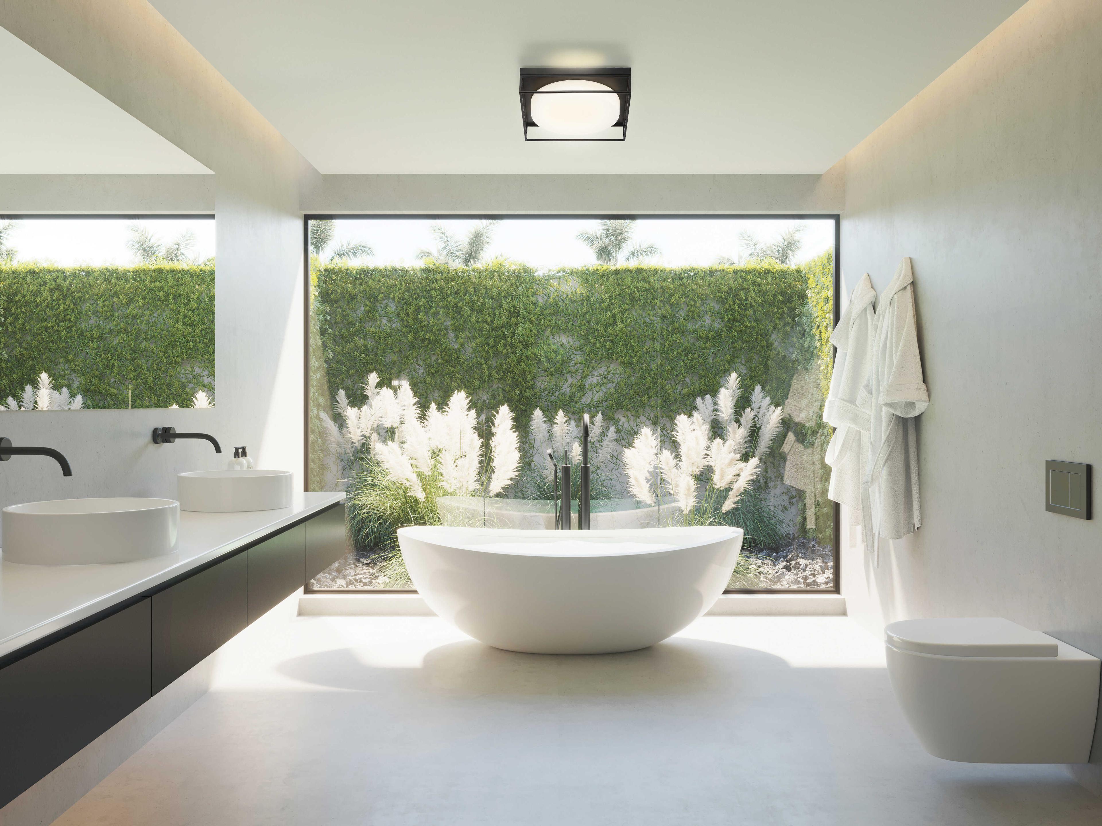 Eurofase Rover Black Flush Mount