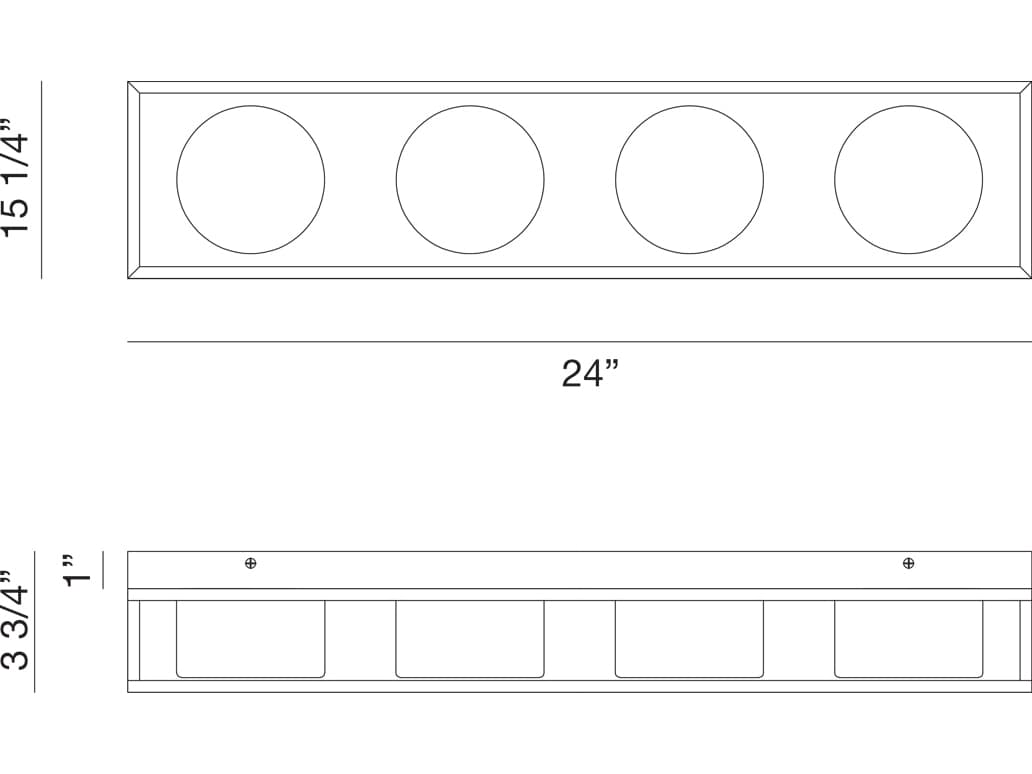 Eurofase Rover Chrome Vanity Light