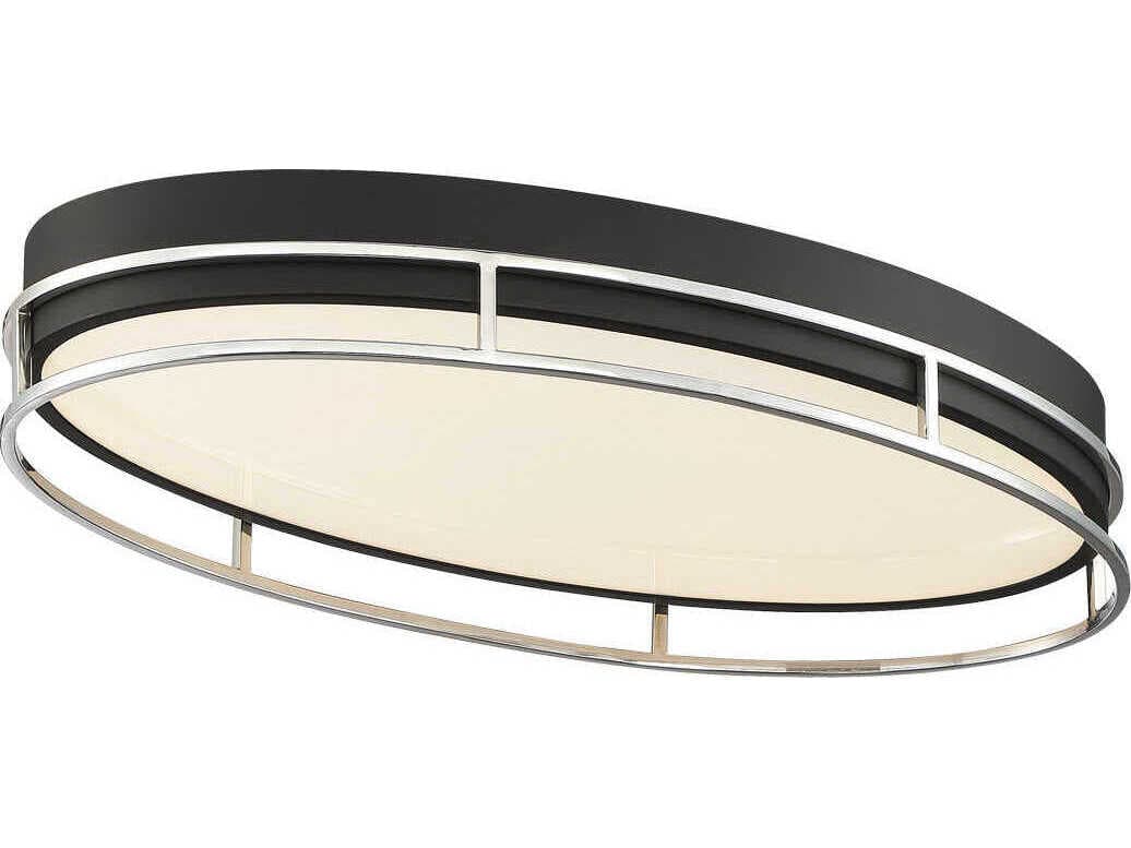 Eurofase Grafice Black Nickel Flush Mount