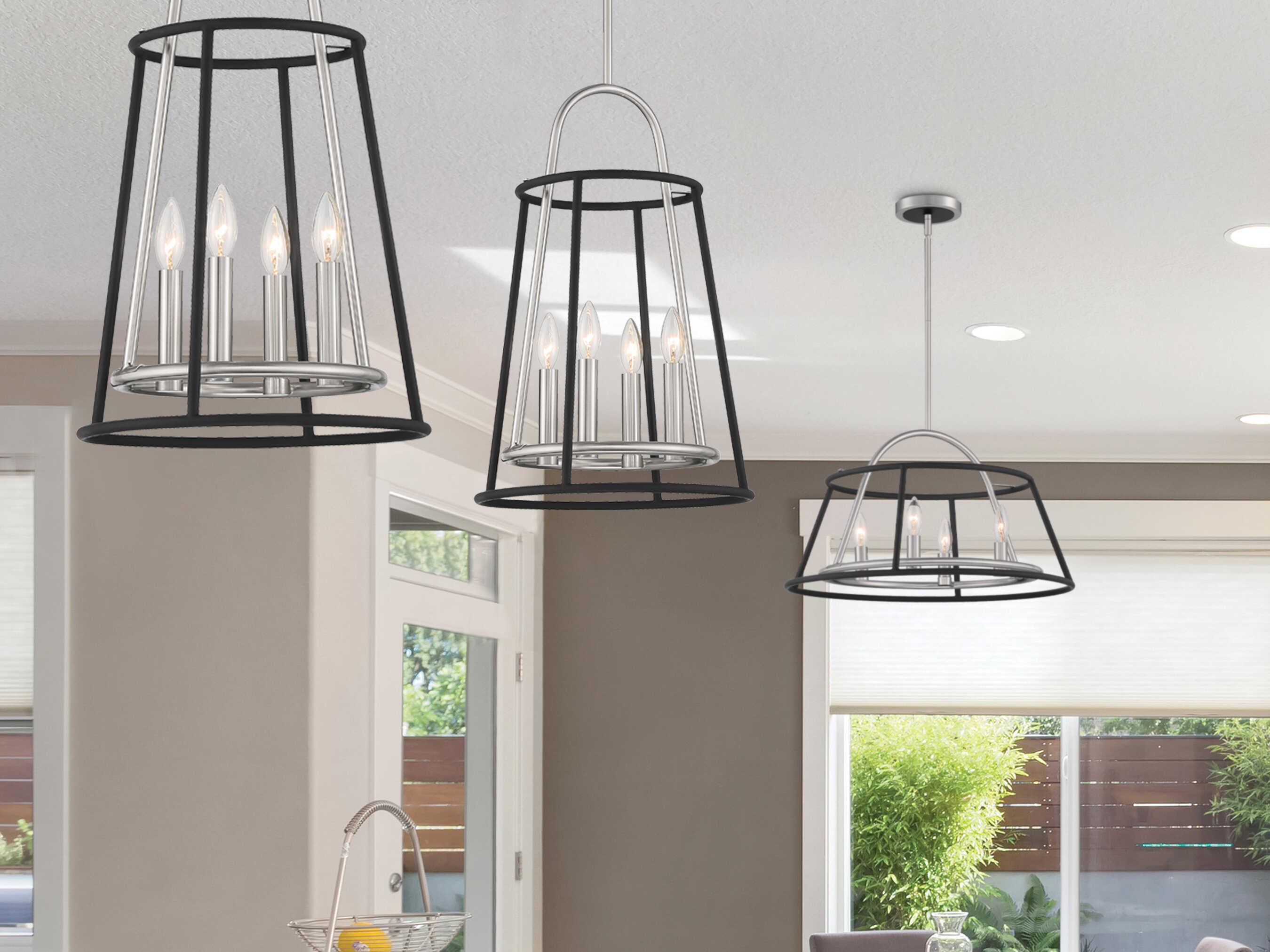 Eurofase Campana 4-Light Satin Nickel Pendant