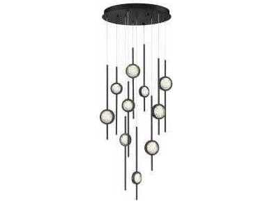 Eurofase Barletta Black Linear Pendant
