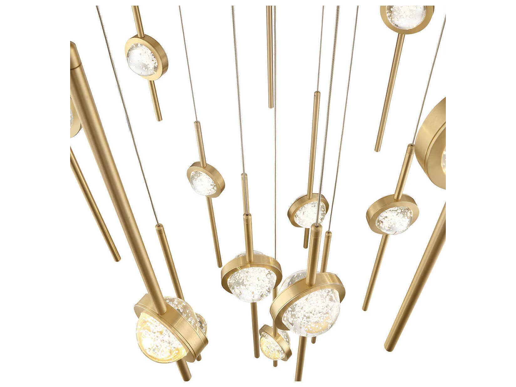 Eurofase Barletta Brass Linear Pendant