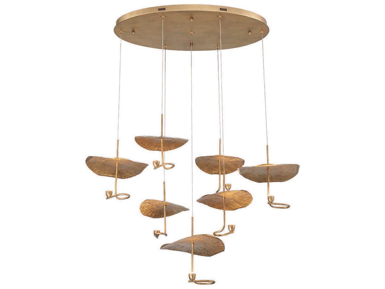 Eurofase Lagatto 7-Light Bronze LED Pendant