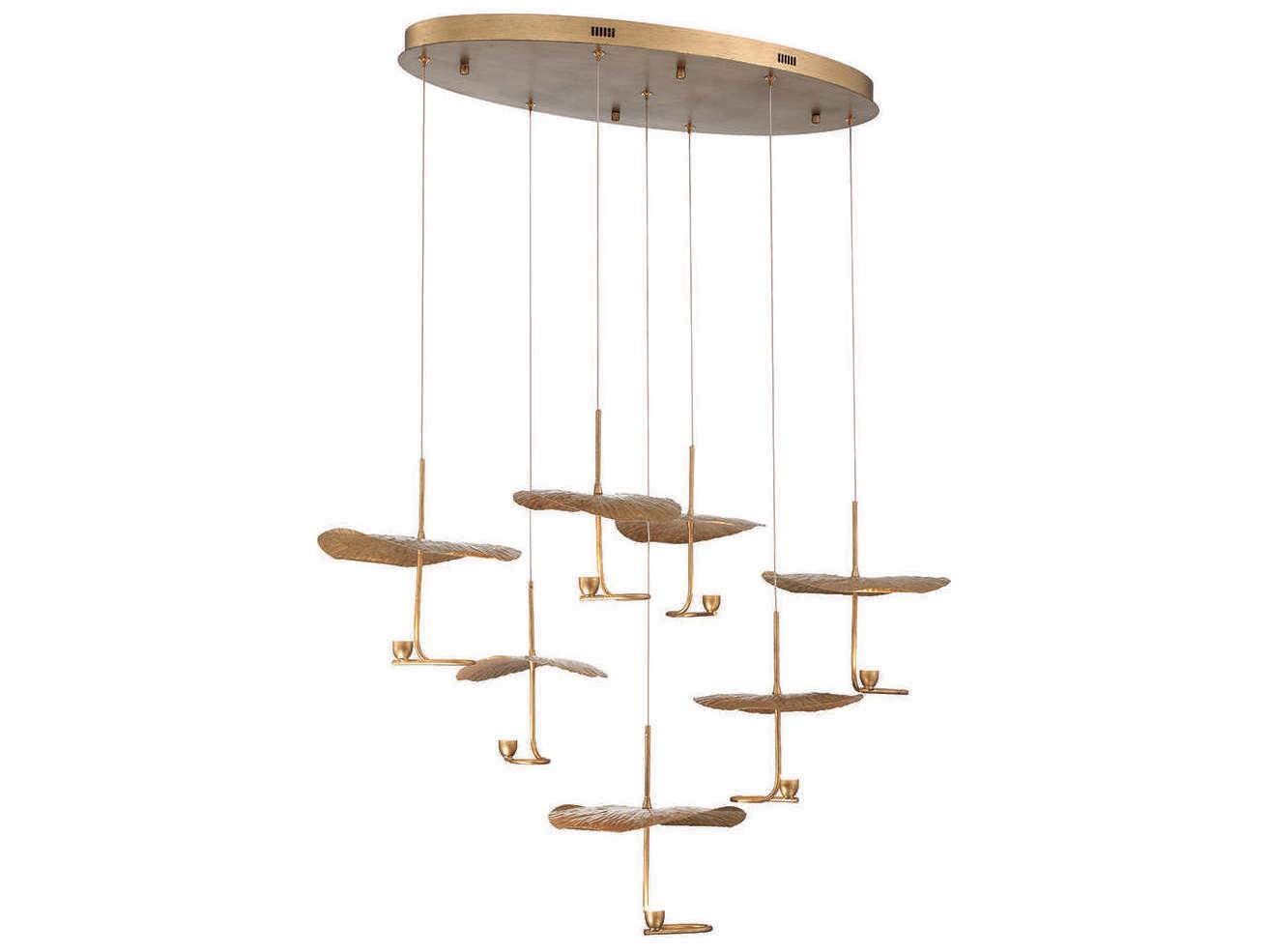 Eurofase Lagatto 7-Light Bronze LED Pendant