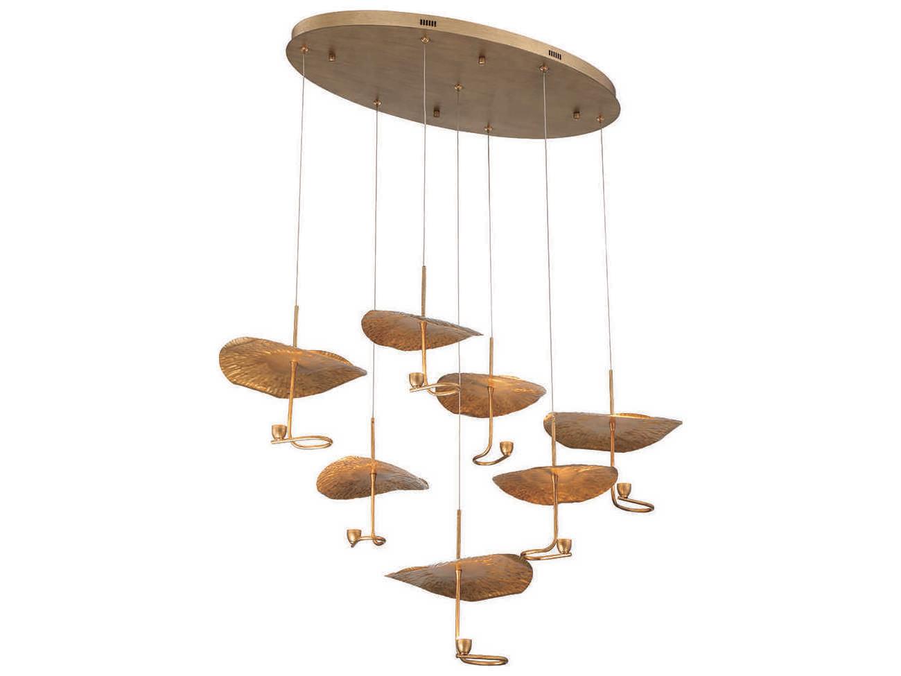 Eurofase Lagatto 7-Light Bronze LED Pendant