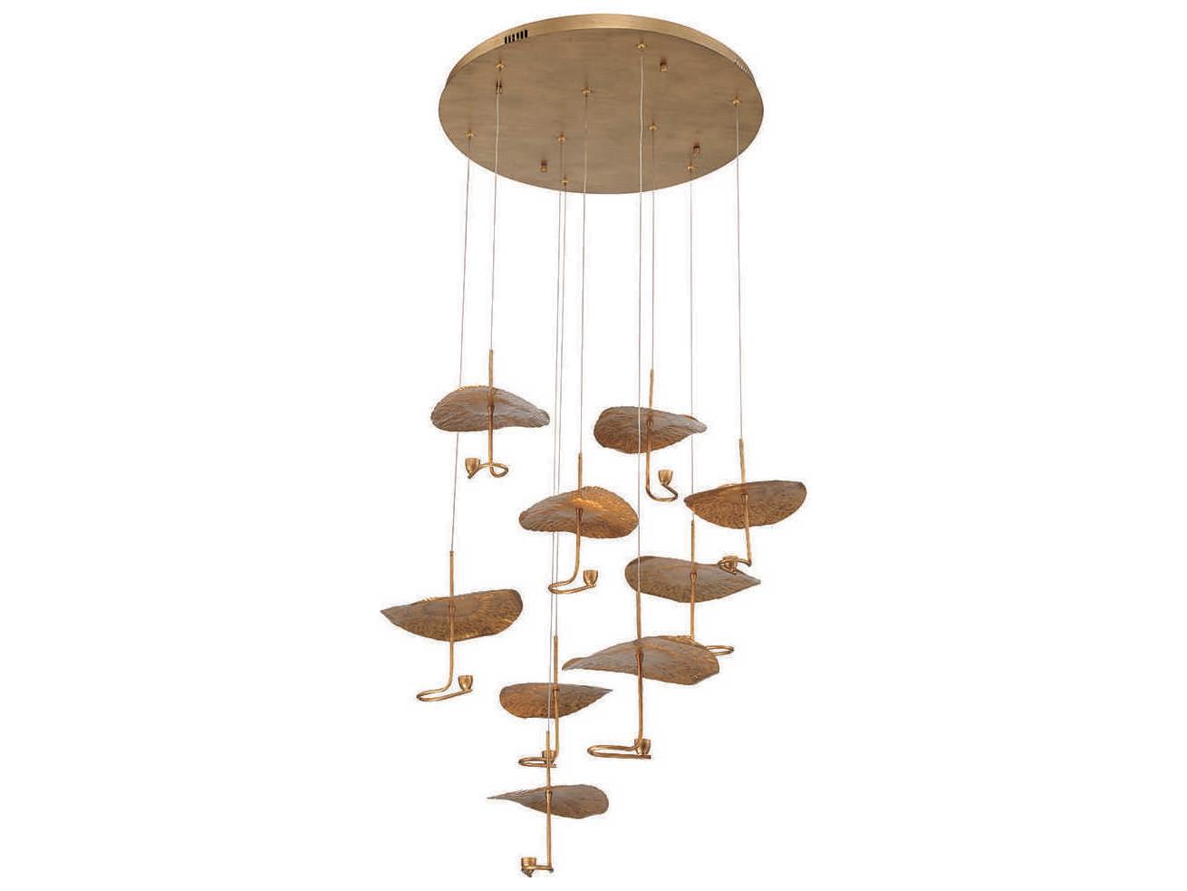 Eurofase Lagatto 9-Light Bronze LED Pendant