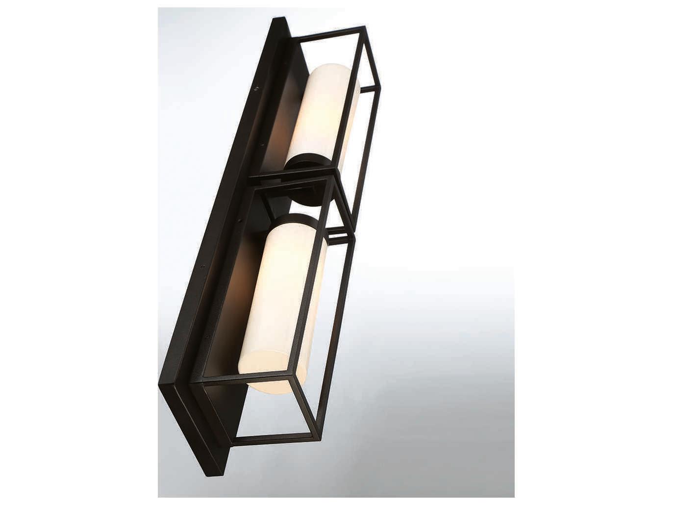 Eurofase Ren 2 - Light Outdoor Wall Light with Opal White Glass