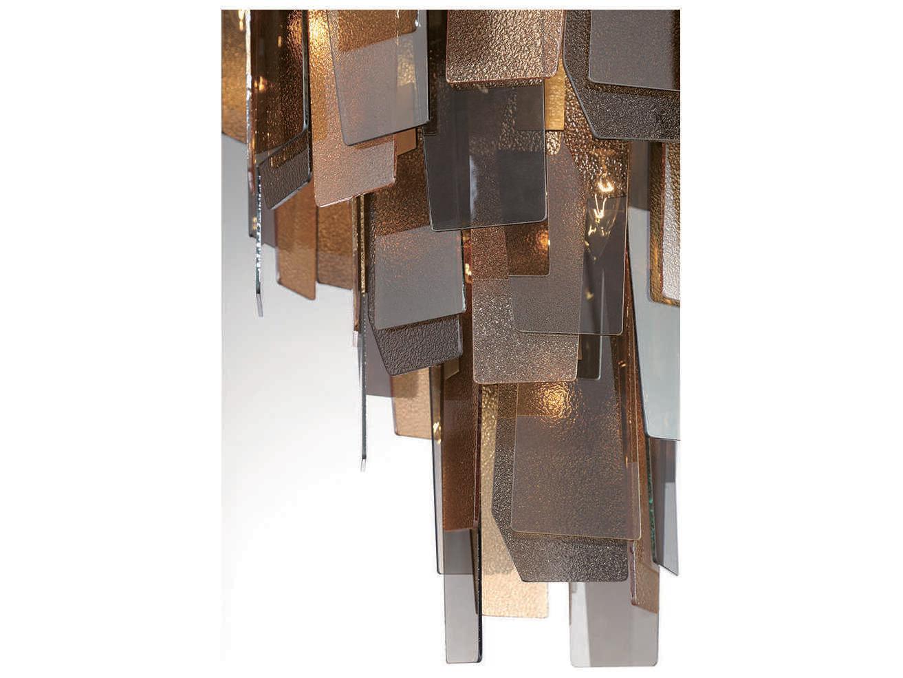 Eurofase Cocolina 19-Light9-Light Bronze Glass Geometric Linear Pendant