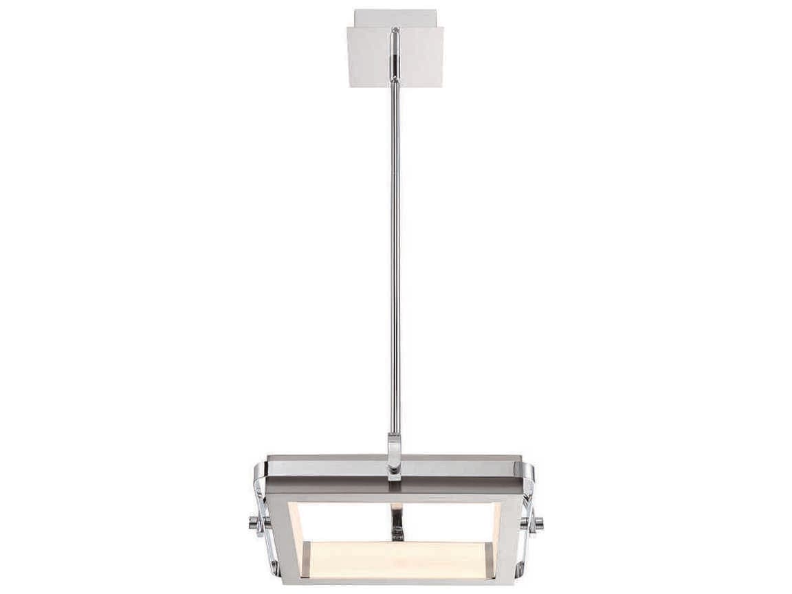 Eurofase Annilo 1-Light Chrome And Nickel Glass LED Linear Pendant