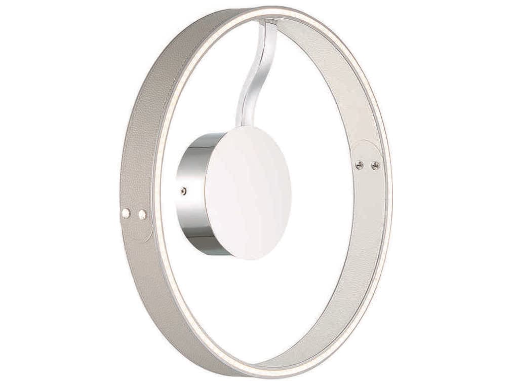 Eurofase Verdura 1-Light Grey White LED Wall Sconce