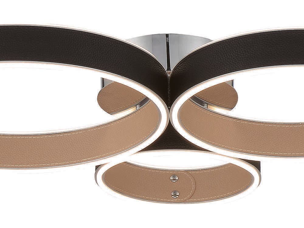 Eurofase Verdura 1-Light Black Brown LED Wall Sconce