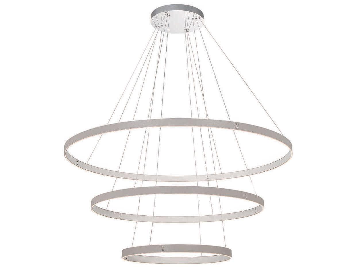Eurofase Verdura 1-Light Grey White LED Linear Chandelier