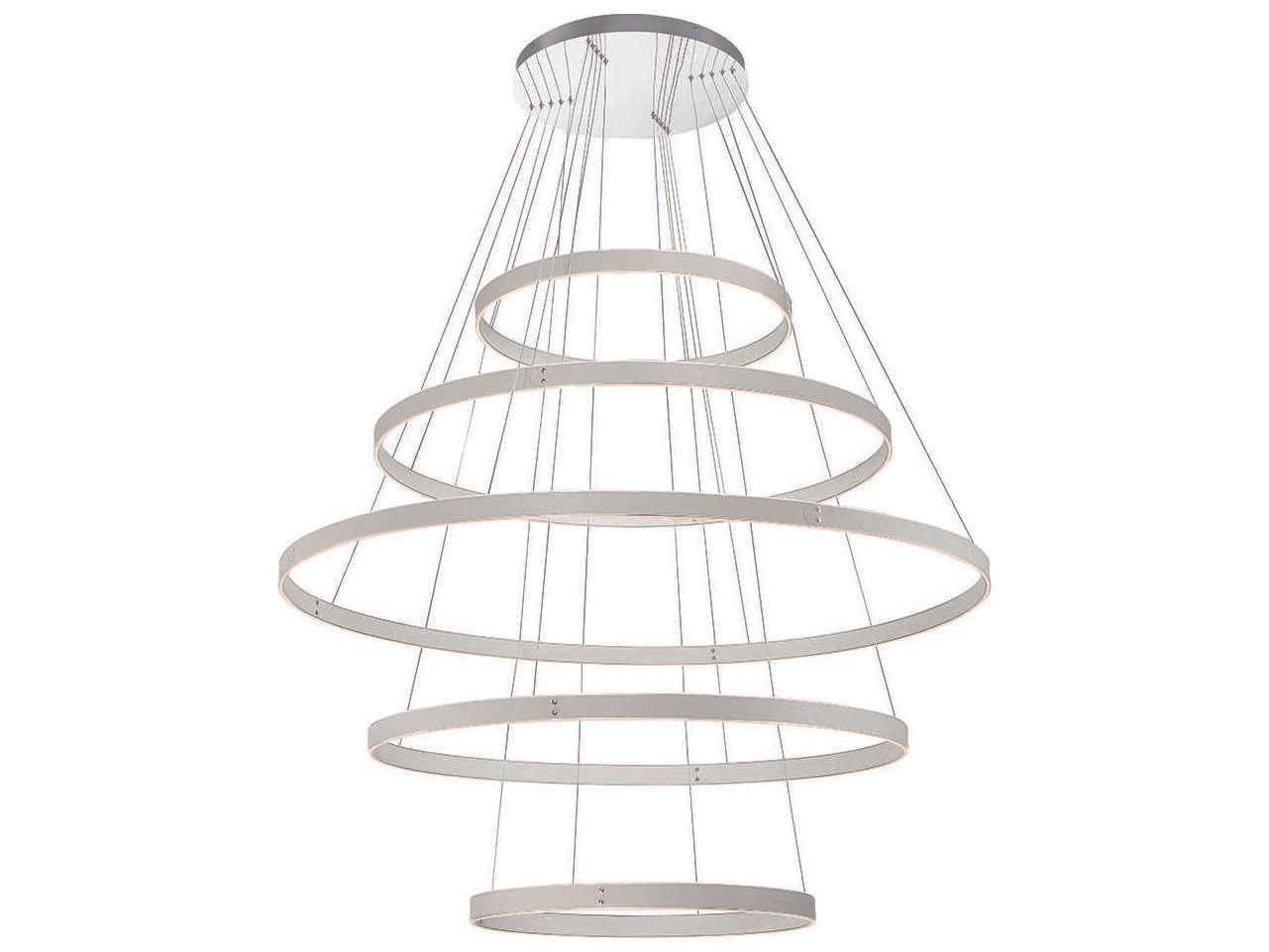 Eurofase Verdura 1-Light Grey White LED Linear Chandelier