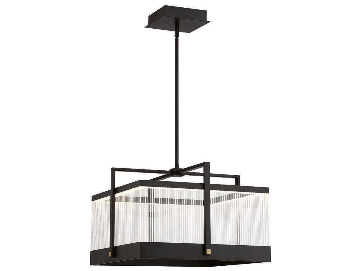 Eurofase Tye 1-Light Black LED Linear Pendant