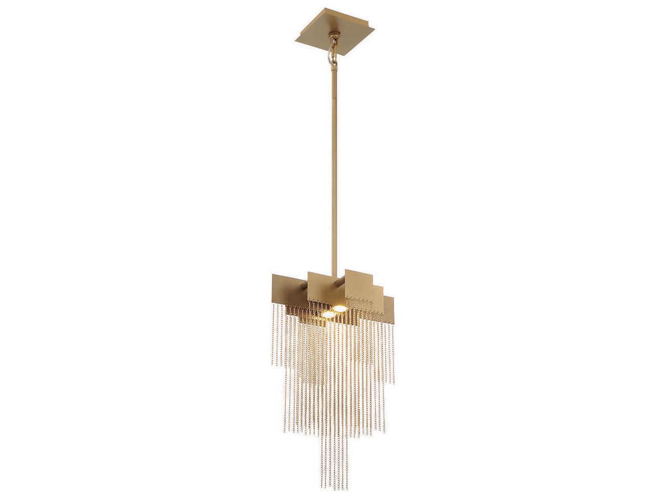 Eurofase Bloomfield 2-Light Gold LED Linear Pendant