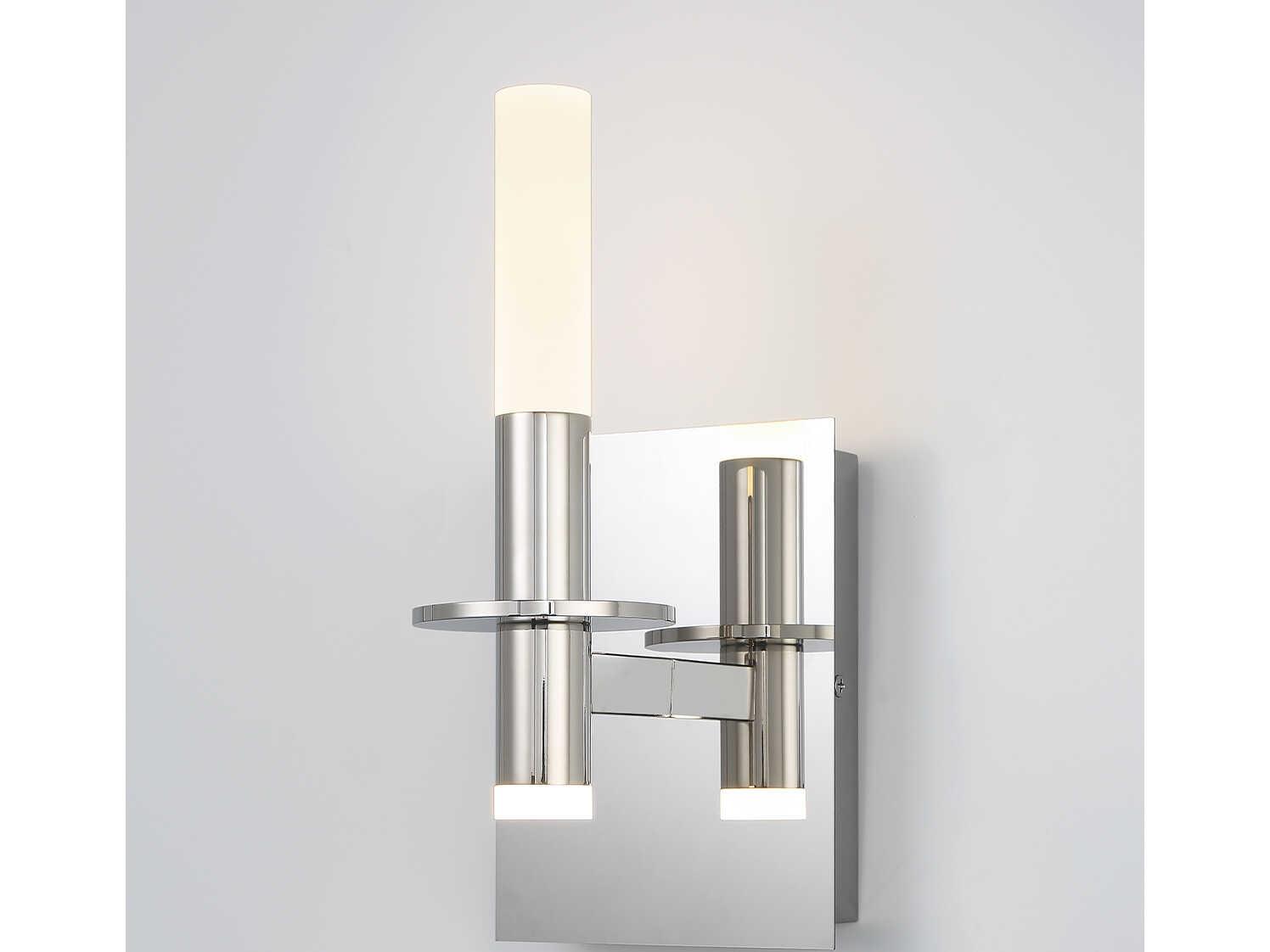 Eurofase Torna 2-Light Polished Nickel LED Wall Sconce