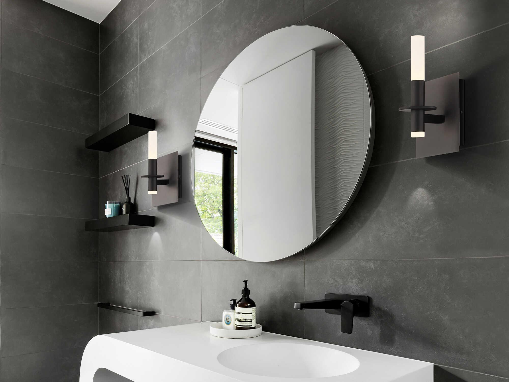 Eurofase Torna 1-Light Black Wall Sconce