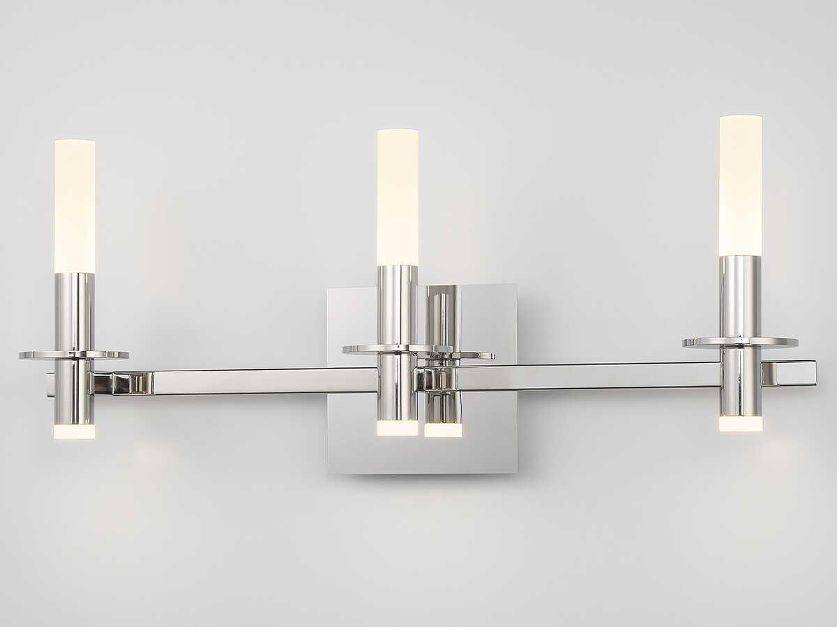 Eurofase Torna 6-Light Polished Nickel LED Vanity Light