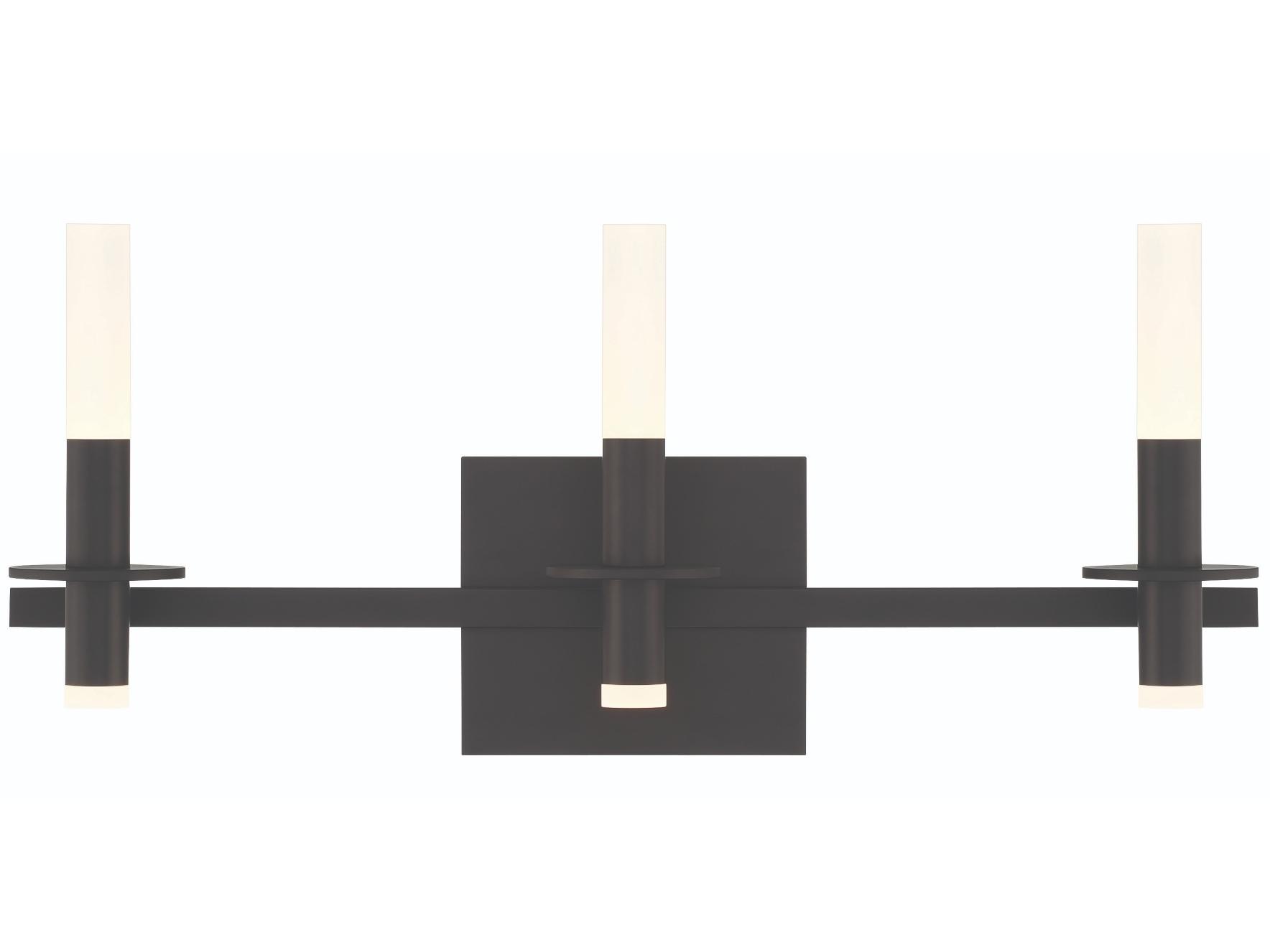 Eurofase Torna 3-Light Black Vanity Light