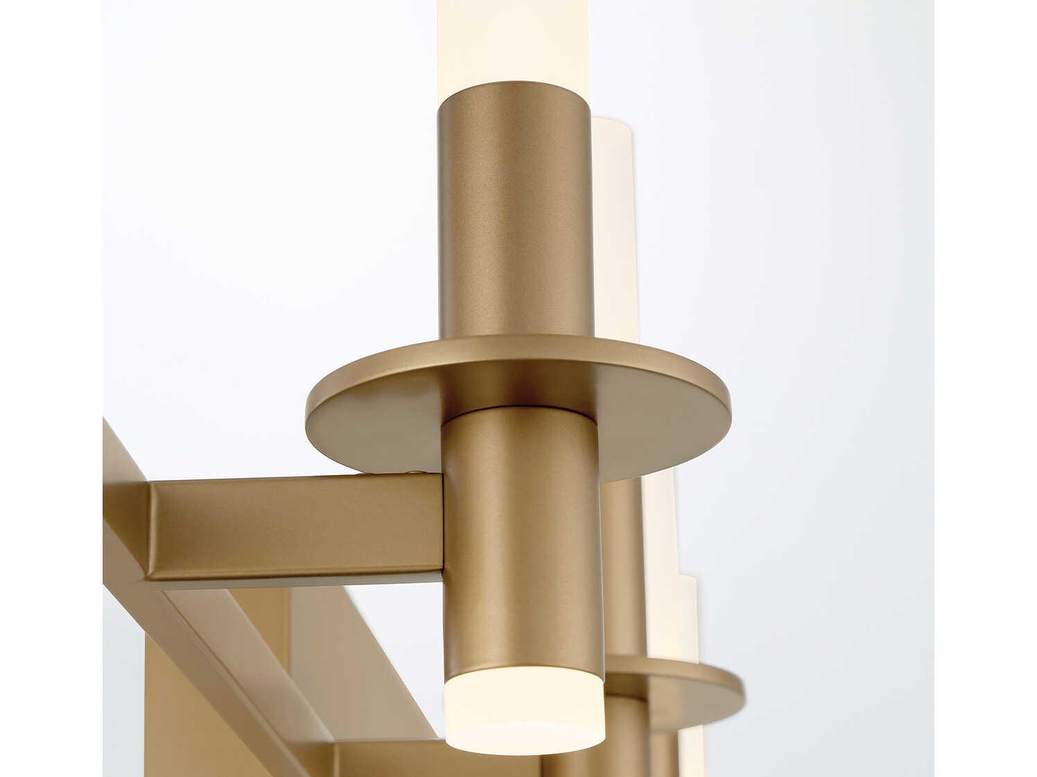 Eurofase Torna 8-Light Gold LED Vanity Light