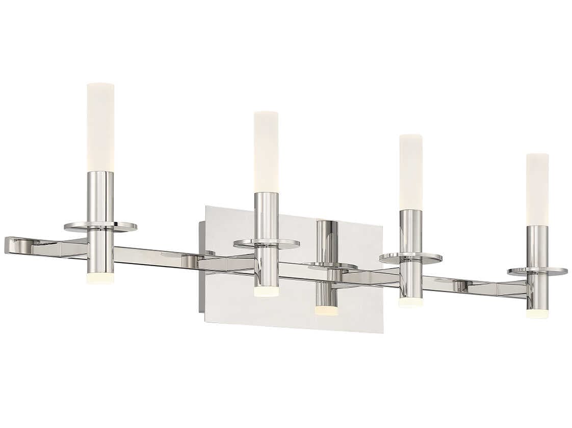 Eurofase Torna 8-Light Polished Nickel LED Vanity Light