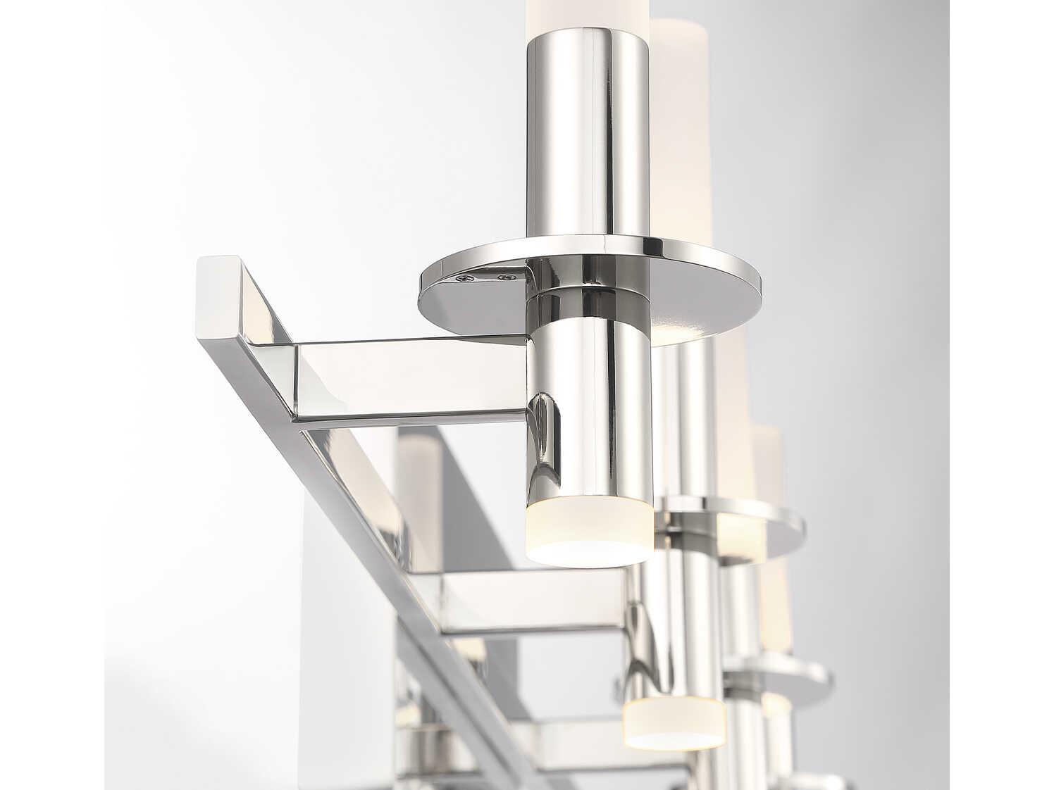 Eurofase Torna 8-Light Polished Nickel LED Vanity Light