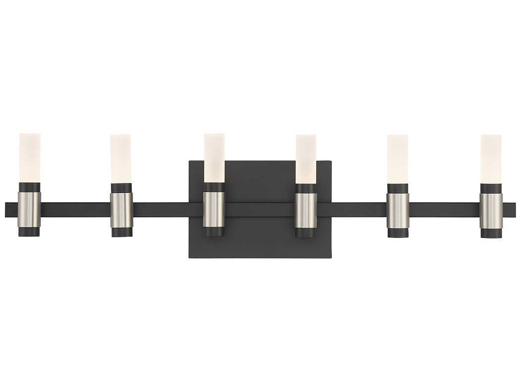 Eurofase Albany 12-Light Black Nickel LED Vanity Light