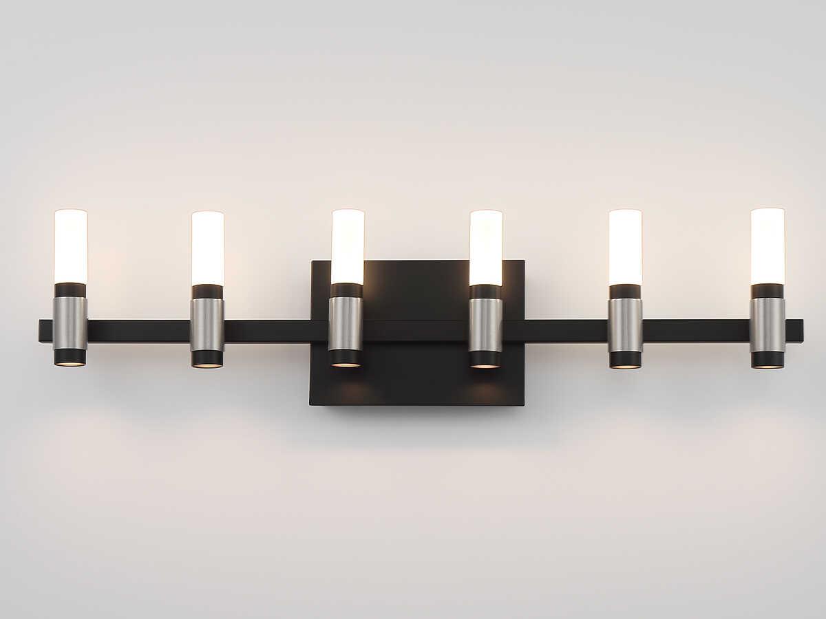 Eurofase Albany 12-Light Black Nickel LED Vanity Light