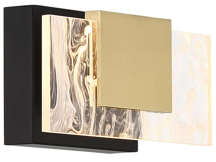 Eurofase Kasha 1-Light Black Brass LED Wall Sconce