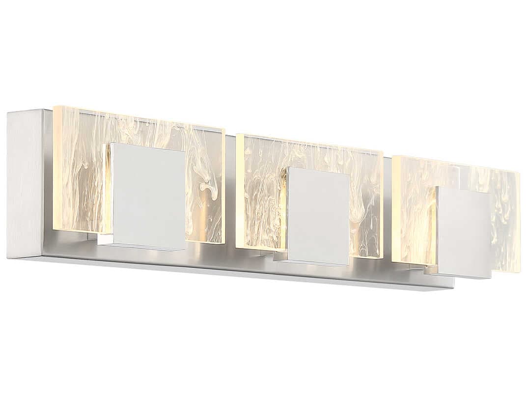 Eurofase Kasha 3-Light Chrome Nickel LED Vanity Light