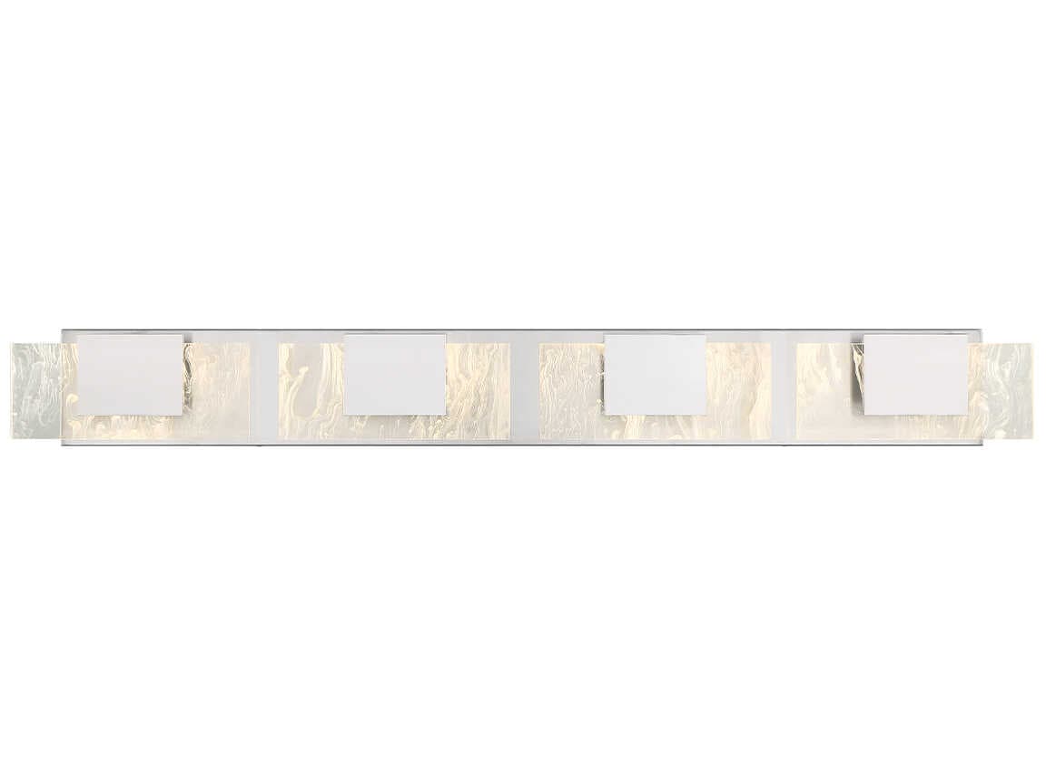 Eurofase Kasha 4-Light Chrome Nickel LED Vanity Light