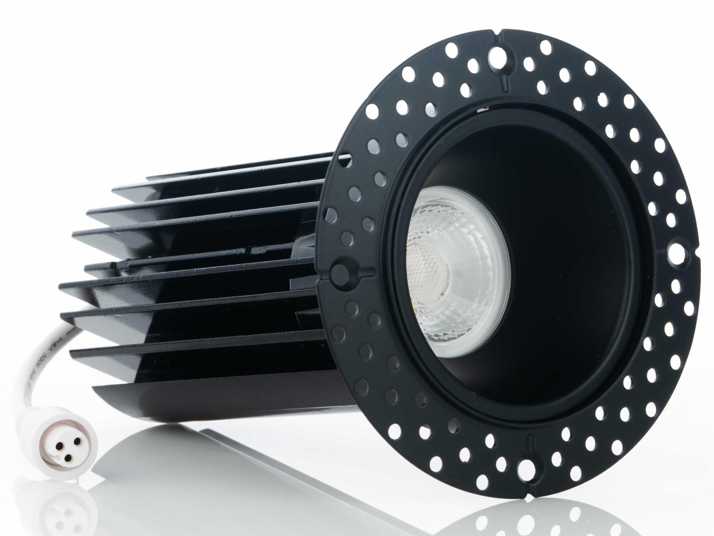 Eurofase Midway 1-Light Black LED Round Recessed Light