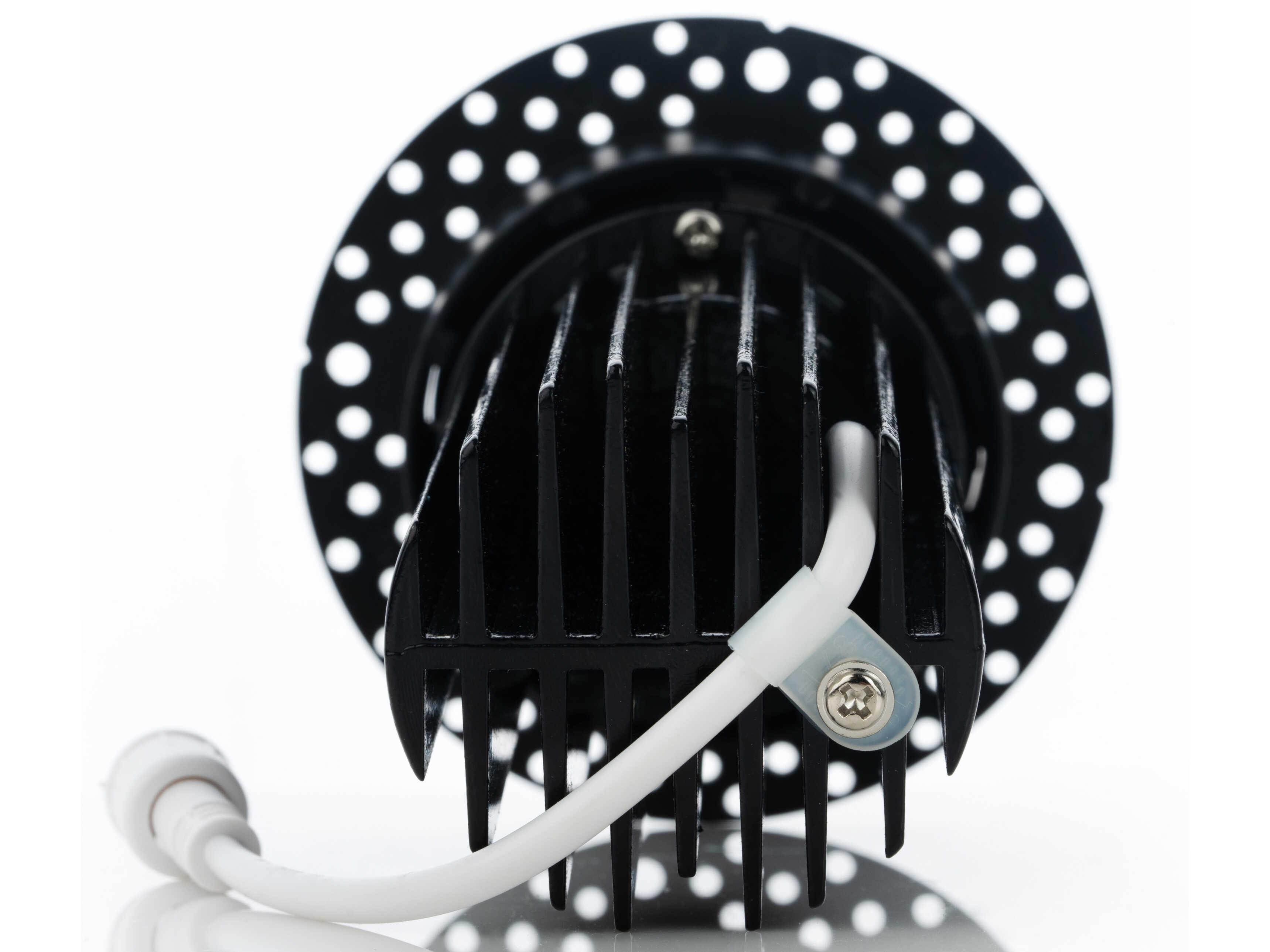 Eurofase Midway 1-Light Black LED Round Recessed Light