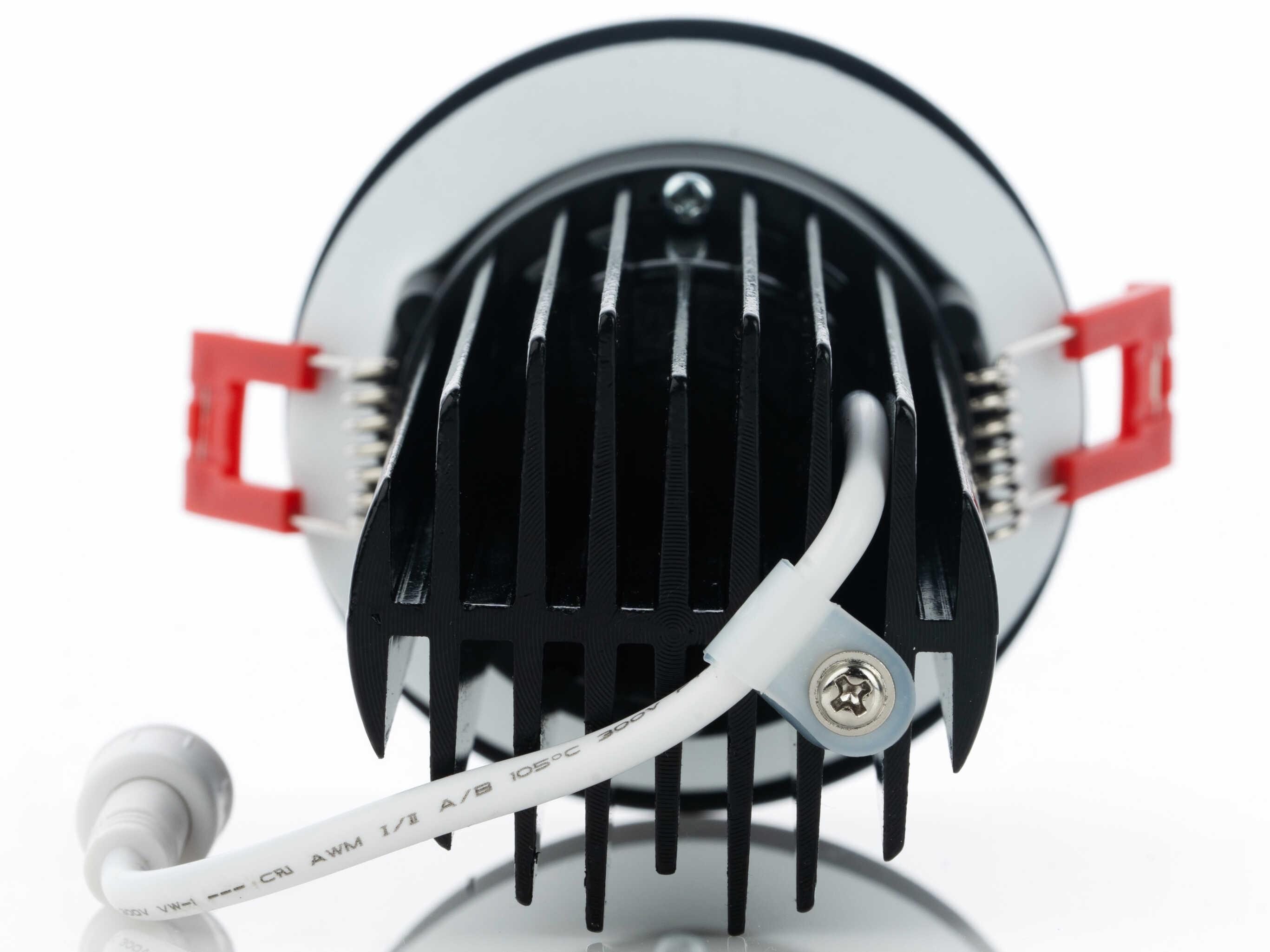 Eurofase Midway 1-Light Black LED Round Recessed Light